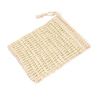 Sisal Soap Saver Bag Exfoliating Mesh Pouch Zero Waste Foaming and Scrubbing for Bathroom for Daily Cleaning