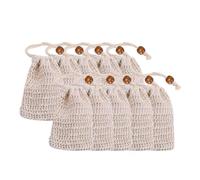 Sisal Soap Saver Bag Exfoliating Mesh Pouch Zero Waste for Shower Bath Travel Use for Daily Cleaning