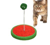 Sisal Toy for Cats - Cute Kitten Scratcher, Interactive Toy with Spring Ball for Scratching, Hunting, Mental and Physical Exercise, Funny Activity Toy for Kittens and Him