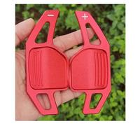 SISAWUEU for A4 B8 for A3 8P S3 for A5 for A6 S6 C6 Q5 for A8 R8 TTS MK2 8J for Avant for Car Styling 2Pcs Steering Wheel Paddles Extension Shifters(Fit Type A Red)