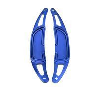 SISAWUEU for Benz for AMG for A45 for CLA45 C63 E63 S63 for GLA45 for SL63 for SL65 for 2X Car Steering Wheel Shift Paddle Shifter Extension Decor Aluminum(Blue)
