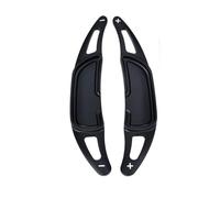 SISAWUEU for Benz for AMG for A45 for CLA45 C63 E63 S63 for GLA45 for SL63 for SL65 for 2X Car Steering Wheel Shift Paddle Shifter Extension Decor Aluminum(Black)