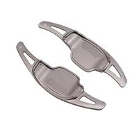 SISAWUEU for Chevrolet for Camaro 2012 2013 2014 2015 Car Styling Car Steering Wheel Shift Paddles Decoration Trim 6th Gen Accessories 2pcs(Grey)