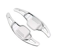 SISAWUEU for Chevrolet for Camaro for 6th 2012 2013 2014 2015 Car Styling Steering Wheel Shift Paddles Decoration Trim Gen 2pcs(Silver)