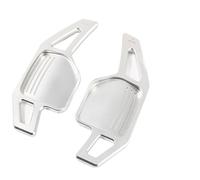 SISAWUEU for TT for TTS for MK2 8J for A5 for S5 for Coupe for A4 B8 for A3 8P S3 for Q5 for A8 R8 Steering Wheel Shift Paddle Shifter Extension Gearbox(Silver)