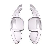 SISAWUEU for TT for TTS for MK2 for 8J for A5 for S5 for Coupe for A4 B8 A3 8P S3 Q5 for A8 R8 Sportback Quattro Sline Steering Wheel Shift Paddle Extension(Silver)