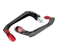 SISAWUEU Motorcycle Die-Casting Aluminum Alloy Handlebar Brake Clutch Lever Hand Guard Protector Modification Accessories Handguard(Red)