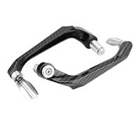 SISAWUEU Motorcycle Die-Casting Aluminum Alloy Handlebar Brake Clutch Lever Hand Guard Protector Modification Accessories Handguard(Silver)