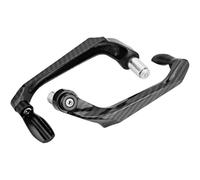 SISAWUEU Motorcycle Die-Casting Aluminum Alloy Handlebar Brake Clutch Lever Hand Guard Protector Modification Accessories Handguard(Black)