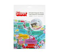 Siser A4 Printable Magnetic Sheets - 5 Sheets Waterproof Adhesive Magnetic Vinyl for Inkjet Printers and Cutting Plotters (Cricut, Silhouette, Juliet, Romeo)