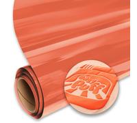 Siser Easy Puff HTV 12"x12" - 3D Puffy Heat Transfer Vinyl (Neon Orange)