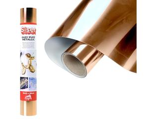 Siser Easy Puff Metallic - Thermovinyl Bronze 30x50 cm, with 3D Effect and Metallic Finish, for Cutting Plotter
