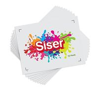 SISER EasyColor DTV 8.4'' x 11'' Sheets - Inkjet Printer Compatible Heat Transfer Vinyl (10 Sheets)