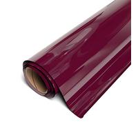 Siser EasyWeed Heat Transfer Vinyl 11.8" x 3ft Roll (Burgundy) - Compatible with Siser, Cricut, Silhouette and Other Craft/Professional Cutters - CPSIA Certified