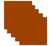 Siser EasyWeed Heat Transfer Vinyl HTV for T-Shirts 12 x 12 Inches 5 Precut Sheets (Texas Orange)