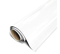 Siser EasyWeed Stretch Heat Transfer Vinyl HTV for T-Shirts 12 Inches by 5 Feet Roll (White)