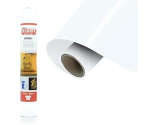 Siser® EasyWeed® - White - 30cm x 1m Heat Transfer Vinyl for Personalizing Textiles