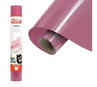 Siser EcoStretch Fuchsia, 30 cm x 0.5 m, Iron-On Heat Transfer Vinyl for Customising Clothing and Sportswear, Creative Hobby Material, Easy to Cut