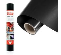 SISER® Electric Black, 30 cm x 1 m, Iron-On Iron-On Iron-On Vinyl for Customising Fabrics, Clothes and Accessories, Creative Hobbies, Easy to Cut
