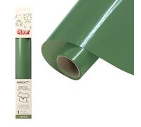 Siser Pure HT Moss Green Compostable Heat Transfer Vinyl 50 x 30 cm, Thermovinyl Compatible with Cutting Plotters