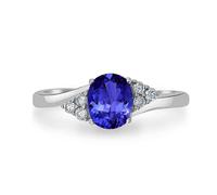 SISGEM Sapphire Ring for Women S925 Sterling Silver/9ct/14ct/18ct Gold Blue Sapphire Ring for Her Personalized Engagement Wedding Band for Mother’s Day Her (Style 25)