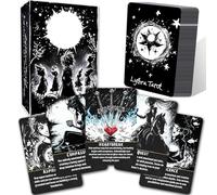 sishui 78 Lythra Tarot Card Set, Tarot Oracle Cards for Beginners, Spiritual Tools for Intuition, Emotional Insight and Inner Wisdom, Suitable for Beginners and Advanced Readers