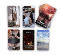 sishui Health Wellness Oracle Cards, Practical Self-Care Oracle Cards, Tarot Cards for Beginners, Help You Understand The Things You Need to Change About Yourself