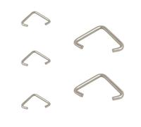 SISI UK 10 Pcs Plug Chain Triangle Hook for Basin Bath & Kitchen Chrome Bath Plug Chain Triangle Hook for Bathtub Kitchen Sink Bathroom Wash Basin Chain Triangles Buckle