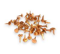 Sisi UK 10mm Solid Copper Cut Tacks Flat Head Nails For Upholstery Restoration Boatbuilding & Crafts Non Rust Antique Finish X 50G
