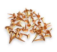 Sisi UK 13mm Solid Copper Cut Tacks Flat Head Nails For Upholstery Restoration Boatbuilding And Crafts Non Rust Antique Finish 50G Pack