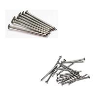 SISI UK® 20 x Premium Hardened Ribbed Concrete Hard Wall Masonry Nail 60mm Heavy Duty Roof Felt Tacks for Wood Outdoor and Securing Shed Roofing.