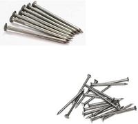 Sisi UK 20 X Premium Zinc Plated Hardened Ribbed Concrete Hard Wall Masonry Nails (25mm) Heavy Duty For Brick, Concrete & Masonry Walls