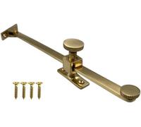 Sisi UK 250mm Polished Brass Casement Stay Window Opener Screw Down Sliding Arm Solid Brass 10 Inch Heavy Duty Adjustable Window Stay X 1