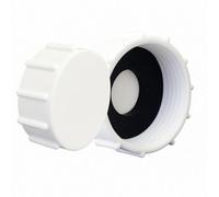 Sisi UK 32mm Blanking Cap With Washer For Sink Waste Pipe 1.25 Inch Appliance Trap Cap Washing Machine Drain End Stop (Pack Of 2)