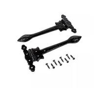 Sisi UK 9" Black Antique Spear Hinges False Tee Hinges For Wooden Gates Garage Doors Barn Door & Rustic Home Decor Victorian Style (1Pair)