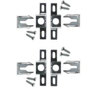 SISI UK Antitheft Security Picture Hangers Kit Security Hardware Kit For Wooden Polymer Picture Photo Frames Kit A Pack Of 10