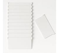 Sisi UK Chainless Vertical Blind Bottom Weights 127mm Pack Of 20 White Uv Resistant Plastic Slat Weights For Window Blind Repair
