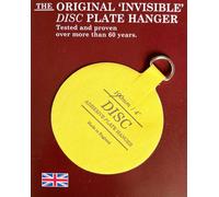 SISI UK Disc Plate Hanger For Walls Invisible Plate Holder 100mm Self Adhesive Stick On Hooks Picture Plate Hanging Wall Decoration X 5