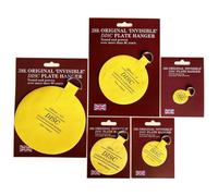 SISI UK Disc Plate Hanger For Walls- Invisible Plate Holder Picture Plate Hanging Wall Plate Holder Decoration 5 Pack (All Sizes Each One)