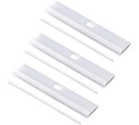 SISI UK Diy Adjustable Vertical Blind Hanger 127mm Replacement White Hangers For Slats Louvre First Blinds Slats Accessories Pack Of 20