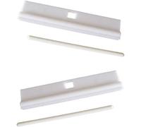 SISI UK Diy Adjustable Vertical Blind Hanger 89mm Replacement White Hangers For Slats Louvre First Blinds Slats Accessories Pack Of 20