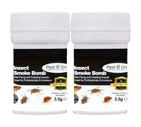 SISI UK® Flea Killer Smoke Bombs 3.5g Smoke Bomb Fogger for Fleas, Bedbugs, Moths and All Insects Professional Strength (2)