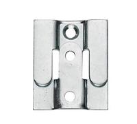 SISI UK® Flush Mount Bracket, 1'' Interlocking Photo Frame Hook, Heavy Duty Picture Hanger Z Clip Bracket for Large Picture Display Art Gallery Wall Mount Hardware (10 Pairs)