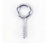 SISI UK Large Screw in Eye Bolt Hooks 75mm Zinc Plated Eye Screws for Picture Frame Vine Loop Hook Wall Hanger Anti-Rust Hammock Hooks for Tie-Downs Pack of 10.