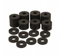 Sisi UK Mixed Tap Washer Set 3 Sizes 30 Pack 3/8 1/2 19mm Replacement Rubber Washers For Taps Plumbing Repairs And Maintenance