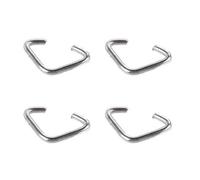 Sisi UK Nickel Plated Triangles For Basin Sink Plug Chain Chrome Triangles For Bath, Kitchen Sink & Basin Plug Chains (Pack Of 4)