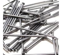 Sisi UK Stainless Steel Hardboard Panel Pins 40mm Oval Steel Nails Hand Drive Lost Head Nails For Picture Frame Mirror Woodworking X 100