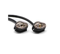 SISIFEIER Indicator Light Motorcycle Universal Mini Turn Signal Light Indicator Lamp Compatible With Yamaha For MT01 MT25 MT03 MT07 MT09 MT10 Motorcycle Blinkers(Black)