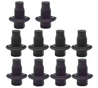 SiSinkal 10 Pcs Engine Oil Drain Bolt Screw for Ford Focus Fiesta for COURIER Escort Fusion Maverick 97JM6730BA 1013938 Metal Direct Fit Factory Specification Reliable