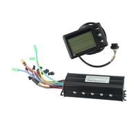 SiSinkal 1000W 30A Sine Wave Controller and LCD S866 Display Set for 36V 48V E-Bike Electric Scooter Brushless Motor UART No.2 Protocol Self-Learning Function Upgrade